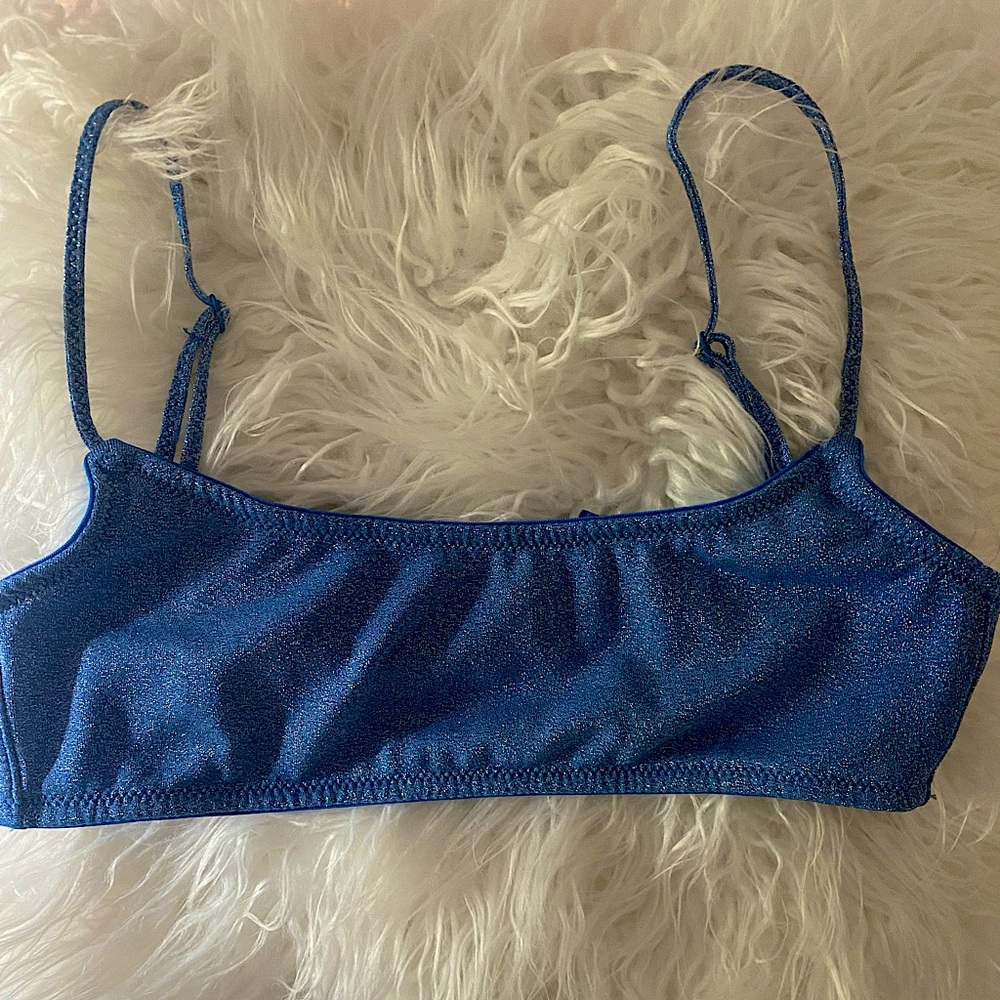 Super cute worn once sparkle triangl bikini